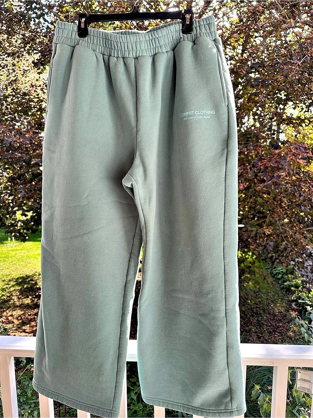 Comfort Clothing You Matter Straight Leg Sweat Pants 2XL in Jade